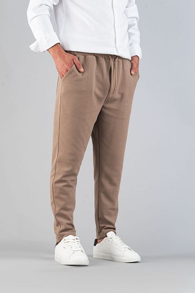 bombe Férfi Slim Fit Jogger - rugalmas, lycra, elasztikus derékú nadrág