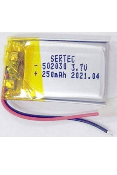 Sertec 20x30mm Lipo Pil 30x20mm Lipo Pil 502030 Lipo Pil 5mm Kalınlık 2x3cm P...