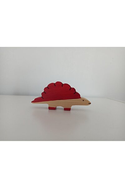 Gepetto Red Dinosaur Wooden Toy