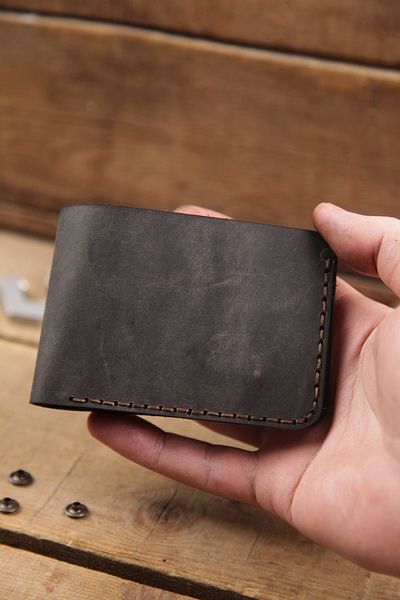 New Coast Leather 1900's Μινιμαλιστικό Ανδρικό Πορτοφόλι - Γνήσιο Δέρμα Χειροποίητο