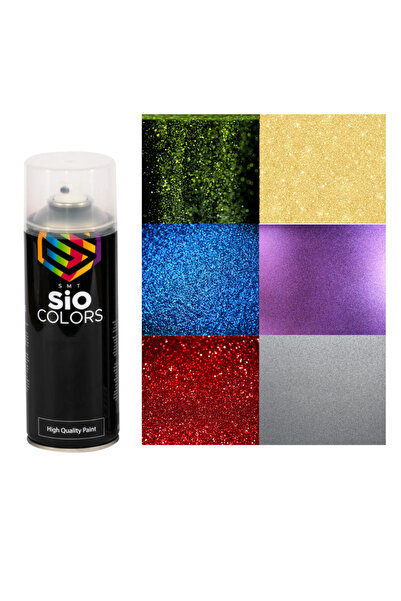 sıocolors SİMLİ METALİK SPREY BOYA EXTRA PİGMENTLİ ÖZEL YAPIM 400 ML(ARABA-METAL-AHŞAP-PLASTİK)