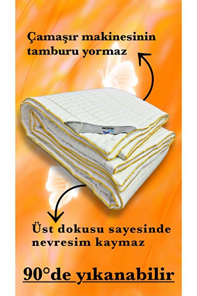 nilin Otel Tipi Leke Tutmayan Makina Taburu Yormadan Yıkama Gold Biyeli Çift ...