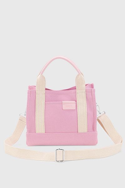 Housebags Geantă tote din pânză roz pentru femei 232