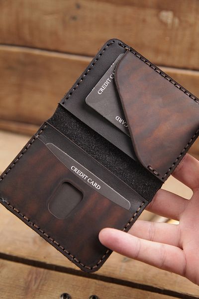 New Coast Leather 1900's Ανδρικό Πορτοφόλι - Γνήσιο Δέρμα, Χειροποίητο