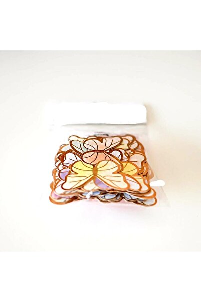 Kelebek Makaron Renk Süsleyiciler 60 Parça Yeni Tasarımlı