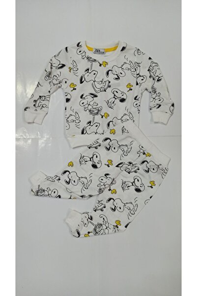 Cemix طقم بناتي وأولاد مكون من قطعتين مصنوع من قماش ذو خيطين موسمي مع طباعة ش...