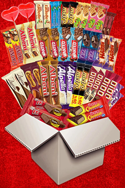 Ülker Çikolata Aşkı 46 Parça Atıştırmalık Paketi