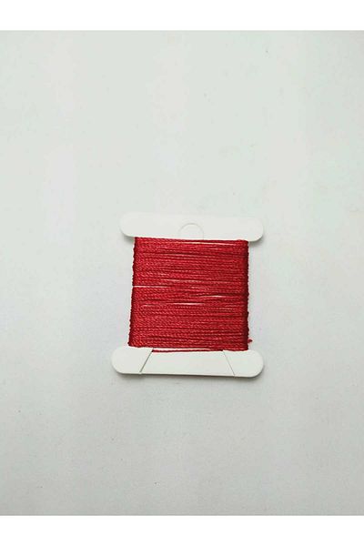 Eskişehir hobi sanat 5 Meters Red 0.3 Mm Thin Rosary Rope
