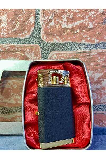 Hunter SAATLİ VE IŞIKLI ÇELİK GÖVDE PÜRMÜZ ALEVLİ GAZLI ÇAKMAK