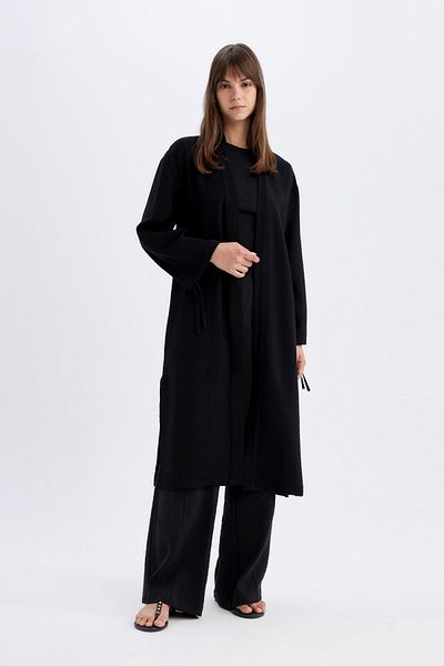 DeFacto Langärmliger Kimono mit entspannter Passform und Chief-Kragen - C9690AX24SM