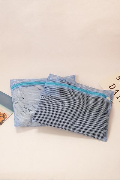 Hayveys Blue Underwear - 2 Pieces, Zippered Bag, Socks Washing Net