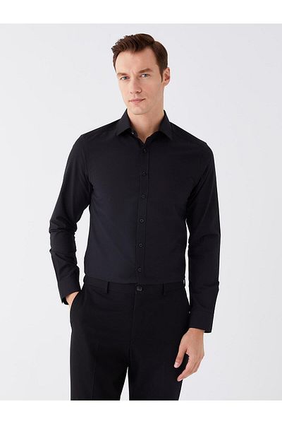 LC Waikiki LCWAIKIKI Poplin Men's Shirt - Long Sleeve, Formal Slim Fit