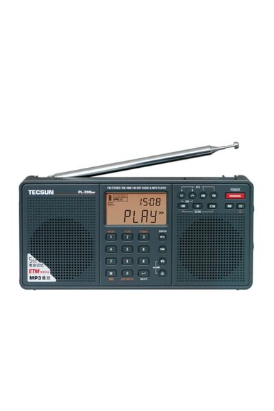 Tecsun Dsp Welt Bant Radyo Mp3-player Pl-398mp Fm Stereo/sw/mw/lw