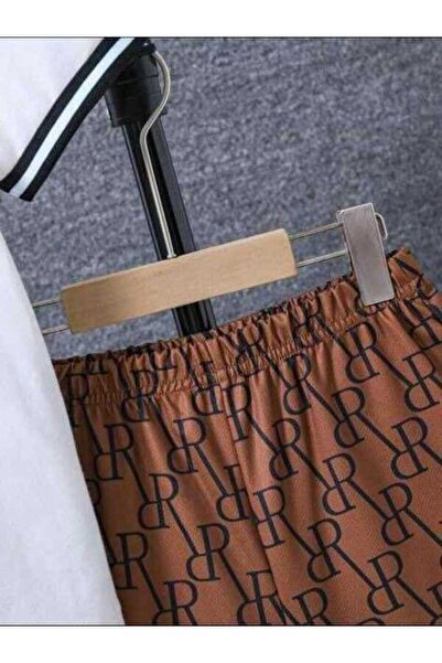 CLASSY.MODA Ψηφιακά εμπριμέ σορτς Oversize για άνδρες και γυναίκες - Μια τσέπη σε ένα φούτερ