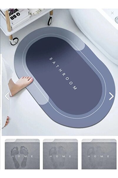 Genel Markalar Sihirli Su Emici Banyo Paspası Kaymaz Tabanlı Abdest Paspası 3...