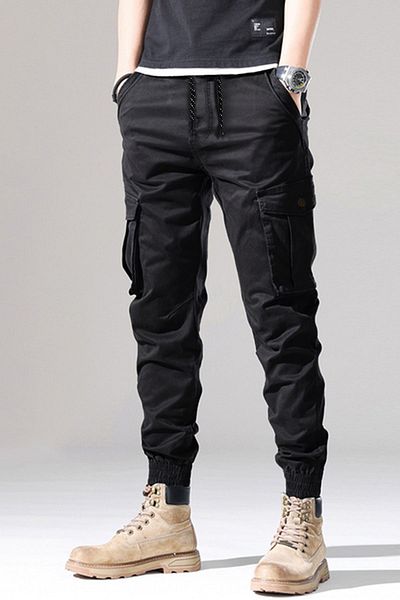 modacix Lycra, Elastic Waist Jeans Men's Cargo Pants - Men's Jeans