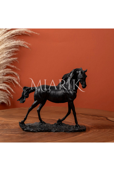 MIARIK DESIGN & DEKORASYON Dekoratif Yürüyen At Figür Biblo