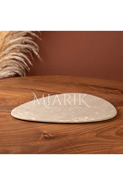 MIARIK DESIGN & DEKORASYON Mermer Damla Sunum Tabagi, Peynir Tabagi,Kesme Tah...