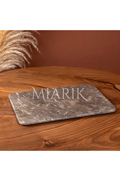 MIARIK DESIGN & DEKORASYON Dekoratif Mermer Sunum Tabagi, Kesme Tahtasi