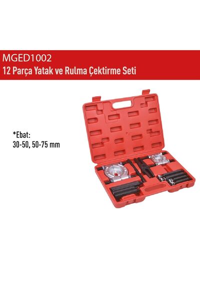 Omega 12 Parça Yatak Ve Rulman Çektirme Seti Mged1002