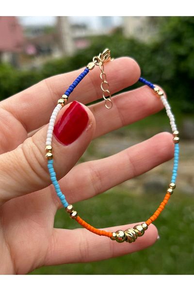 ByMerve Bym346 Gold Colored Women's Anklet