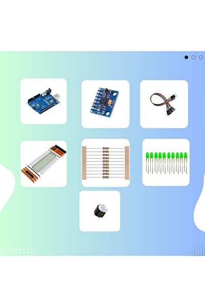 Fapatech Arduino ile Deprem Alarmı Sensörlü Proje Seti/ E-Pdf İçerikli