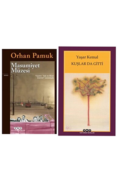 Yapı Kredi Yayınları Masumiyet Müzesi Orhan Pamuk - Kuşlar Da Gitti Yaşar Kemal