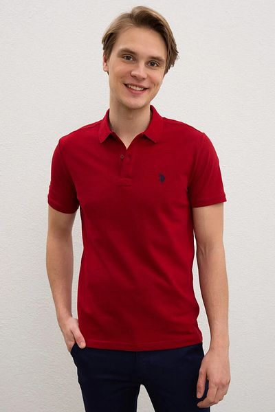U.S. Polo Assn. Η.Π.Α. Polo Assn. Ανδρικό μπλουζάκι Polo Neck - G081GL011.000. 954055