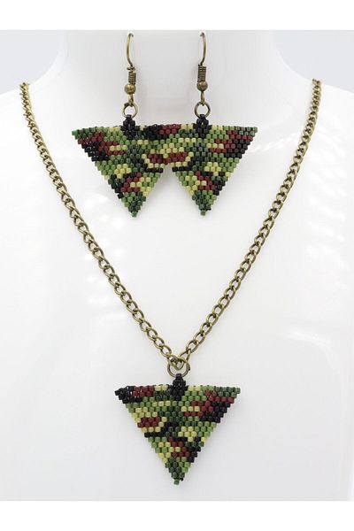 kho military design Triangle Miyuki Set Model-23