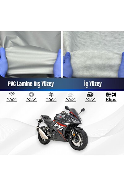 ULTRASHOP RKS A 250 Uyumlu  Su Geçirmez Motosiklet Branda 4 Mevsime Uygun Mot...