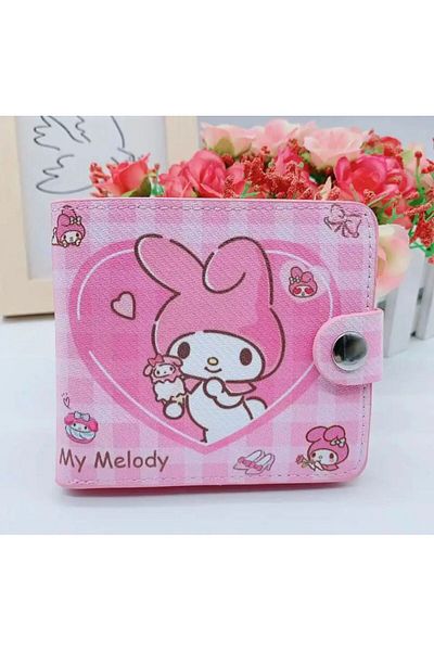 synshop Sanrio Kuromi Cinnamoroll My Melody Melody Pochacco Leather Wallet Card Holder Gift