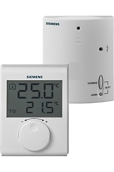 Siemens SİEMENS RHD 100 RF KABLOSUZ ODA TERMOSTATI 30 MT ÇEKİM GÜCÜ