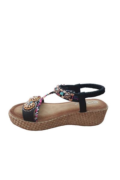 Guja 24Y155 Model -1 Sandale negre pentru femei