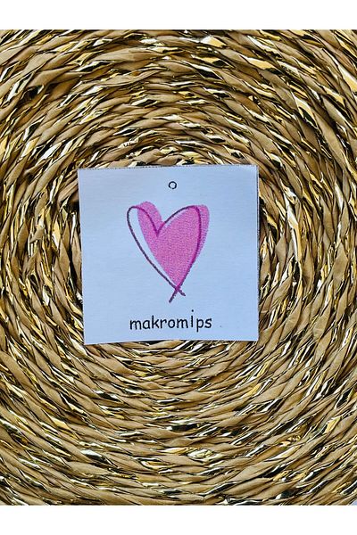 Makromİps PREMIUM TWISTED METALLIC PAPER STRING - POLYESTER GLOSSY BAG (250gr/420m) Σχοινί συσκευασίας διακοσμητικό πλέξιμο