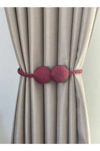 Mexess Rope Wrap Latch Magnetic Curtain Buckle - Accessory