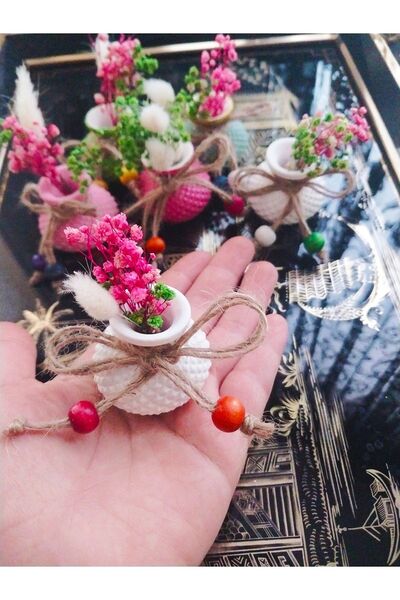 Berk Set de 6 vaze decorate cu flori