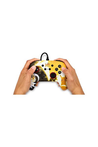 Powera Nintendo Switch Game Handle Licensed Pokémon Pikachu Vs. Meowth