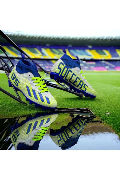 XR Ghete De Fotbal Super Mercury SPORT - Pantofi De Fotbal Cu Sosete Pentru Adulti Si Copii