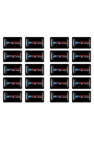 İKTUNING BMW M SPORT LOGO STICKER (10 ADET)