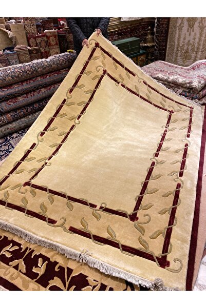 RD RAMAZAN DAĞ EL HALI SANATI El Dokuma Nepal Halısı Pamuk üstü Yün Dokuma Eb...