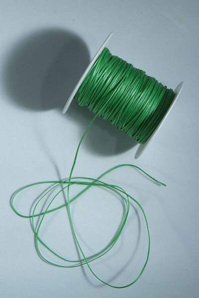Eskişehir hobi sanat Παστέλ Πράσινο Χρώμα 1,0 mm 50 μέτρα Κερωμένο σχοινί Στράτηγος Δερμάτινο Κολιέ με κλωστή ραπτικής Σχέδιο κοσμήματος Σχοινάκι βραχιολιών