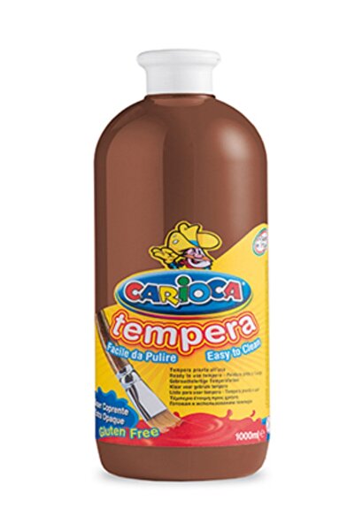 CARIOCA Tempera Suluboya Süper Yıkanabilir Kahverengi 1000 Ml.