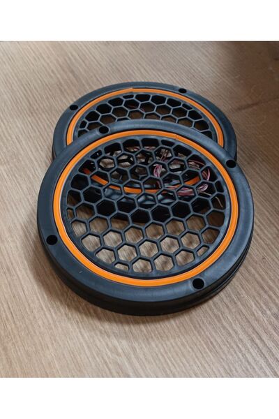 POZART AUDİO SYSTEMS 16cm Turuncu Neon Işıklı Hoparlör ve Midrange Kapağı 1takım (2adet) Vidalanabilir