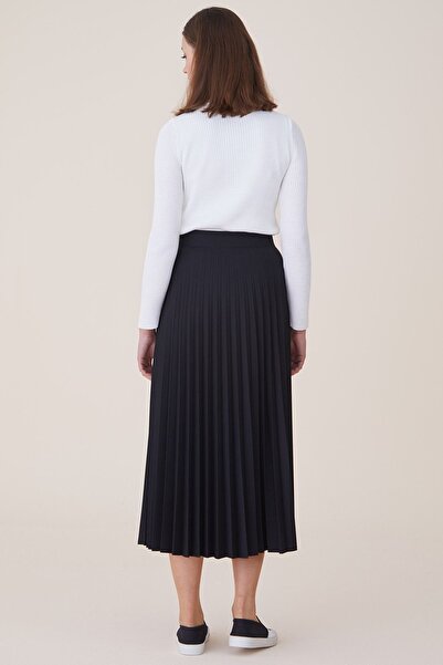 SORALLİNE Fusta Plisoley de mărime Plus pentru femei 788 Crep