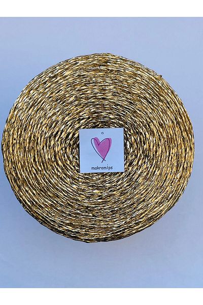 Makromİps PREMIUM TWISTED METALLIC PAPER - GLOSSY POLYESTER BAG (250gr/420m) DECORATION PACKAGE STRING