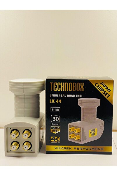 Technobox 4 LÜ LNB ÇANAK UYDU  ANTEN TECHNOBOX