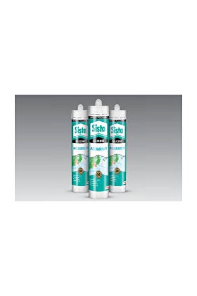 Sista Akvaryum Silikonu (şeffaf) 340 Gr 3 Adet