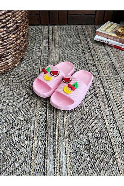 Behtah Kundura Girl - 6 Fruity Jibbitz Decorated Garden Pool Sandals with Gifts