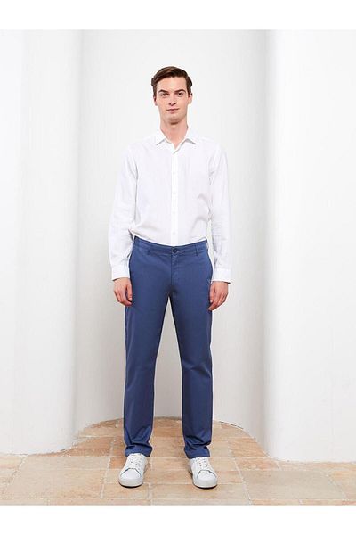 LC Waikiki Pantaloni chino pentru bărbați din Gabardine LCWAIKIKI Classic Slim Fit