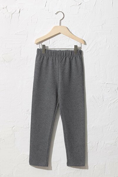 LC Waikiki Kız Çocuk Antrasit Melanj L8N Tayt